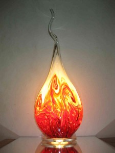 Lampe flamme