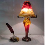 lampe et plumier