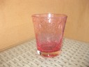 a/1 verre bullé rose
