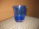 a/1 verre bullé bleu